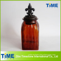 Glass Storage Jar With Metal Lid (TM019)